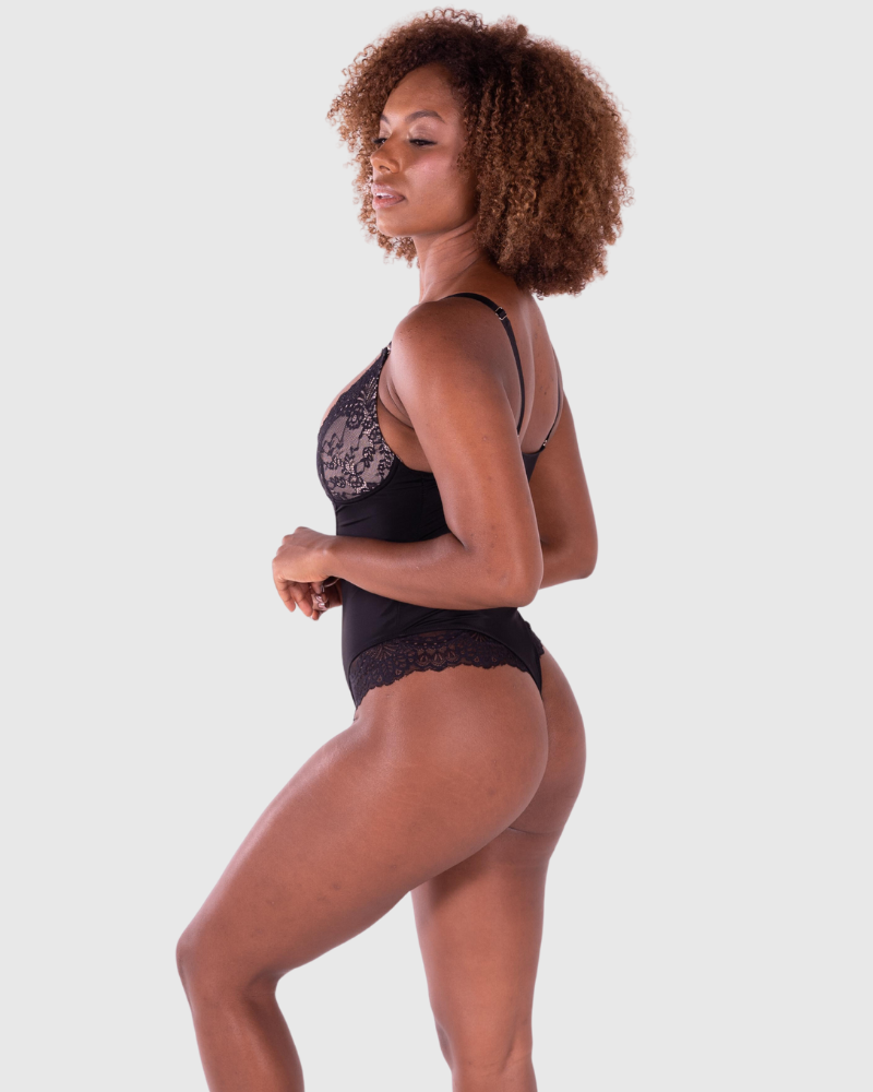 Body à Décolleté en V Plongeant
