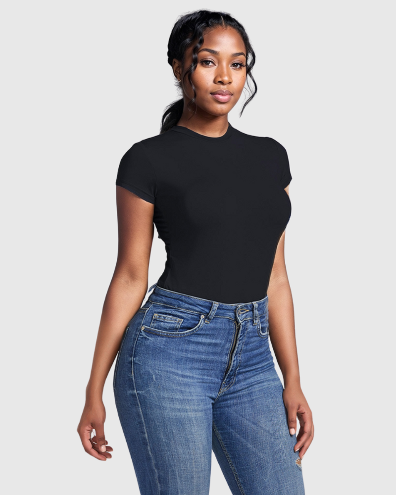 Body ultra-doux à manches courtes