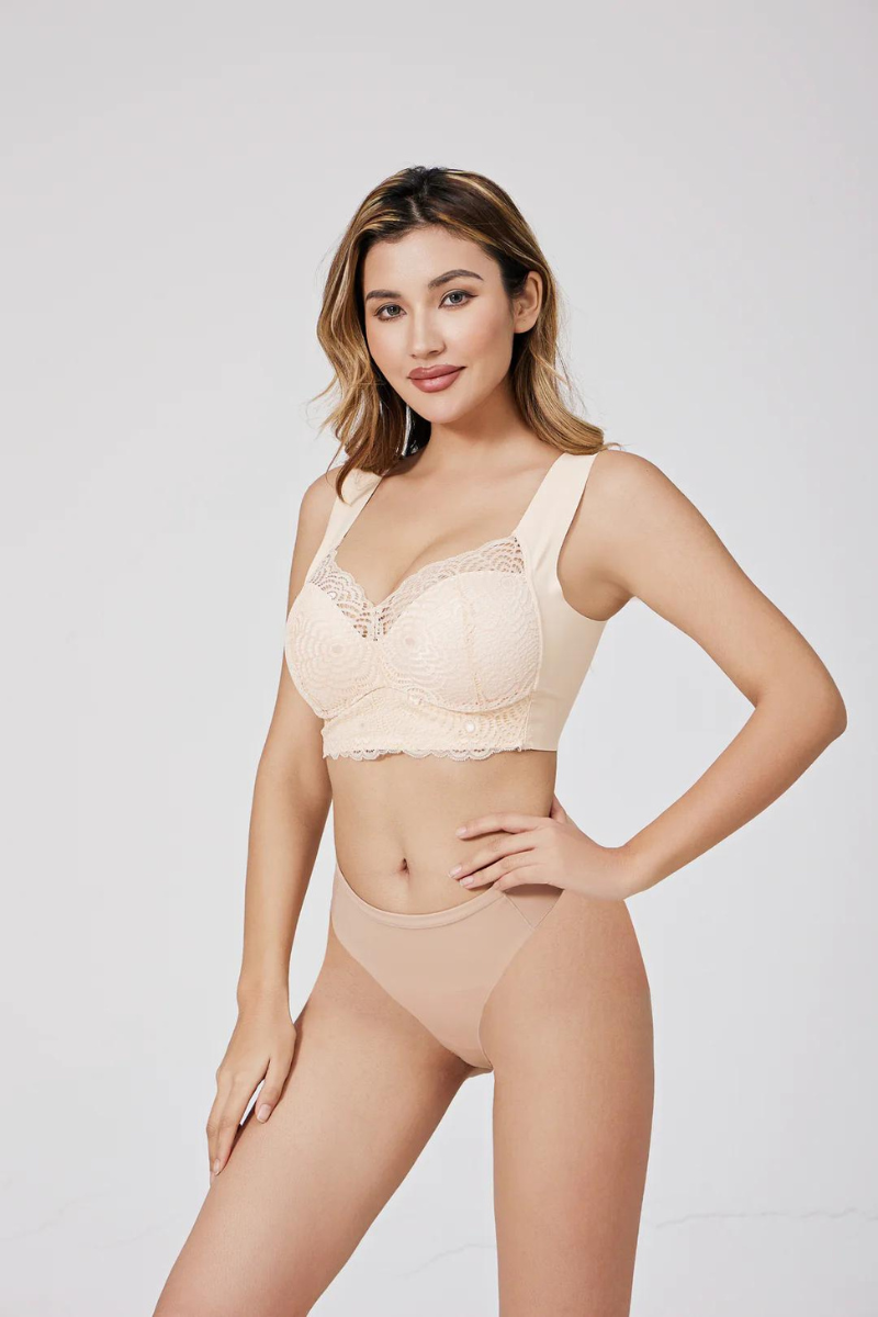 Soutien-gorge push-up en dentelle sans coutures