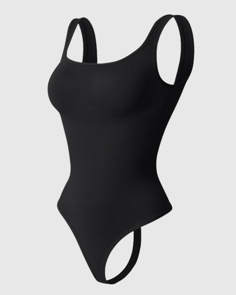 Body sculptant à encolure carrée
