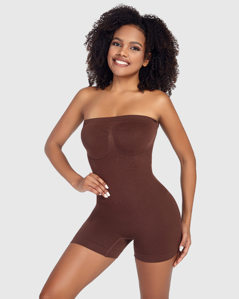 Body Lissant Sans Bretelles Sans Coutures