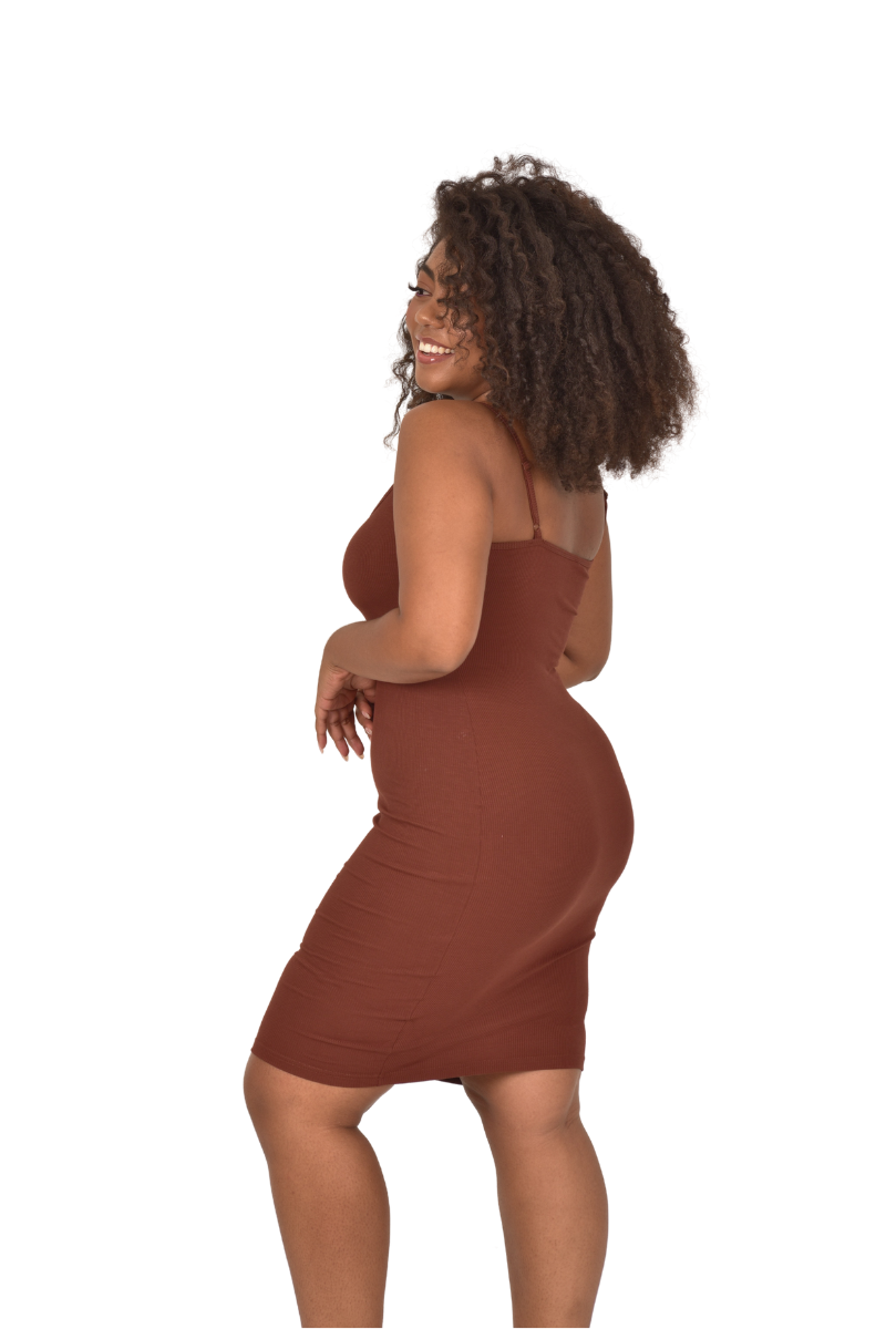 Mini-robe de détente en modal avec gaine intégrée