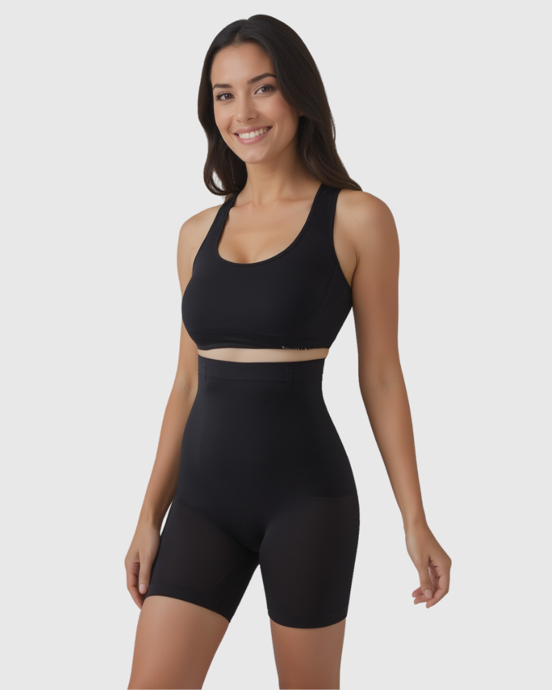 Shorts de compression taille haute (2 pcs)