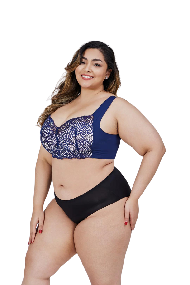 Soutien-gorge push-up en dentelle sans coutures