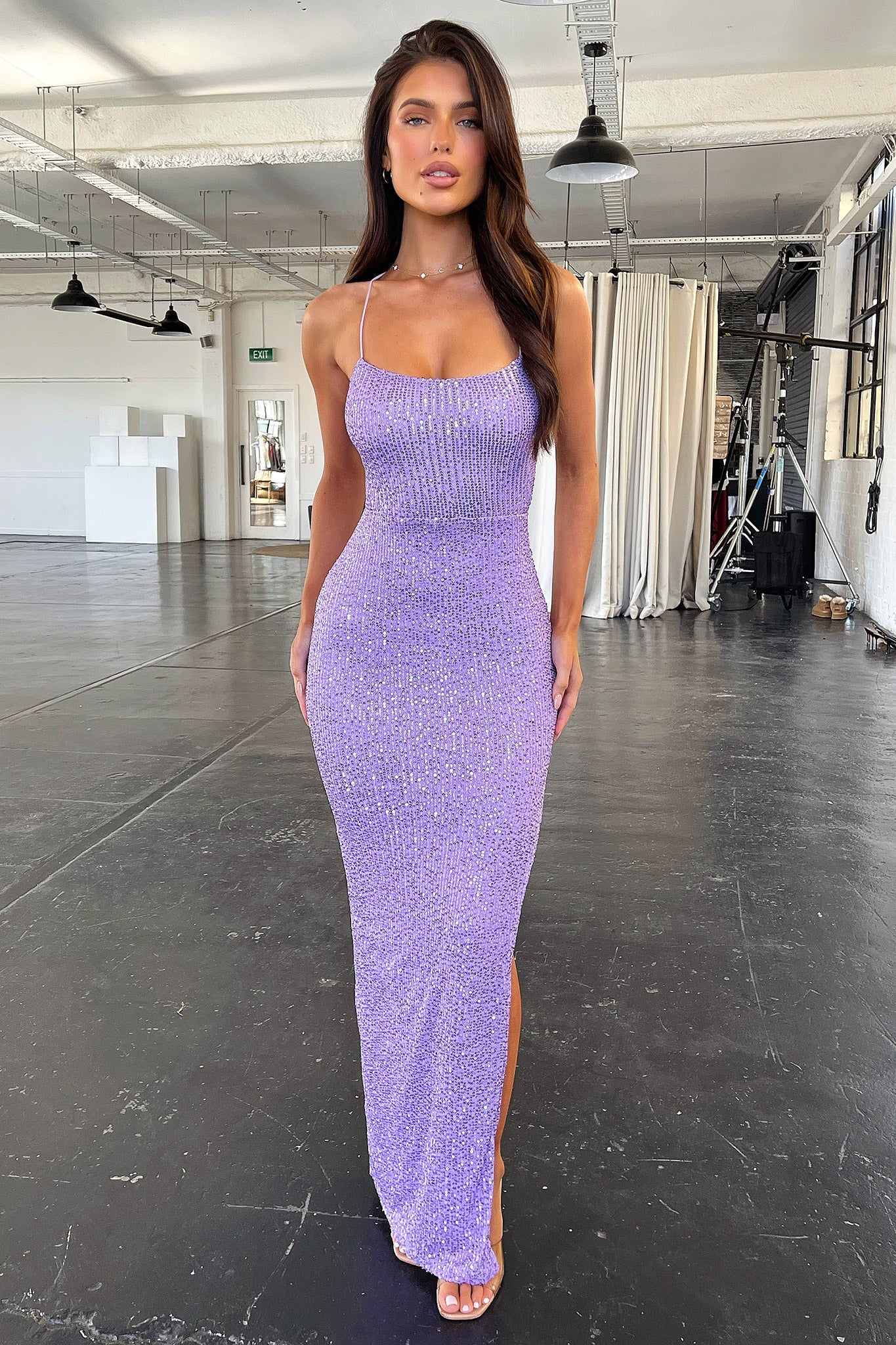 Alina Maxi Dress - Lila