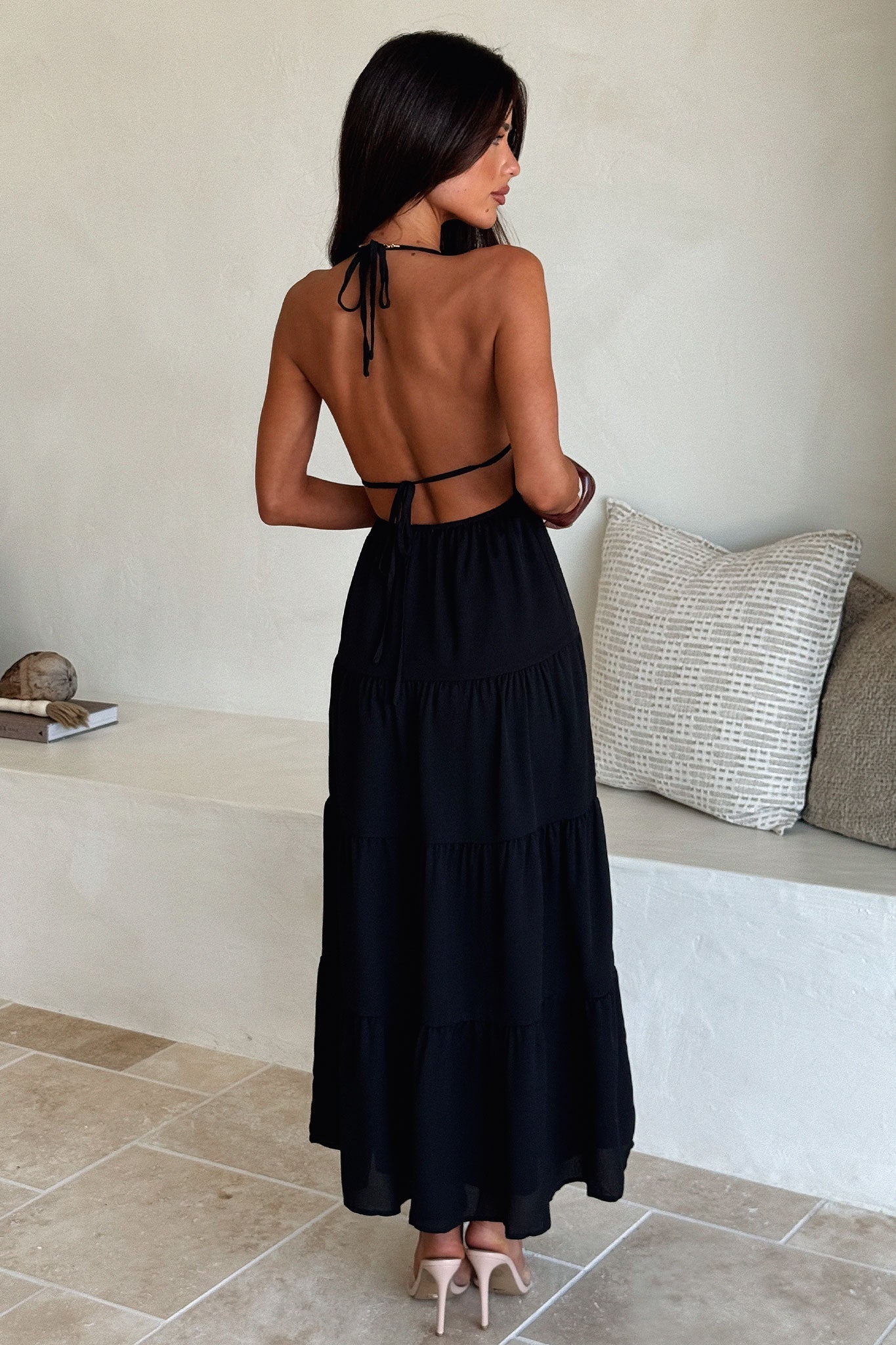 Amalie Maxi Dress - Negro
