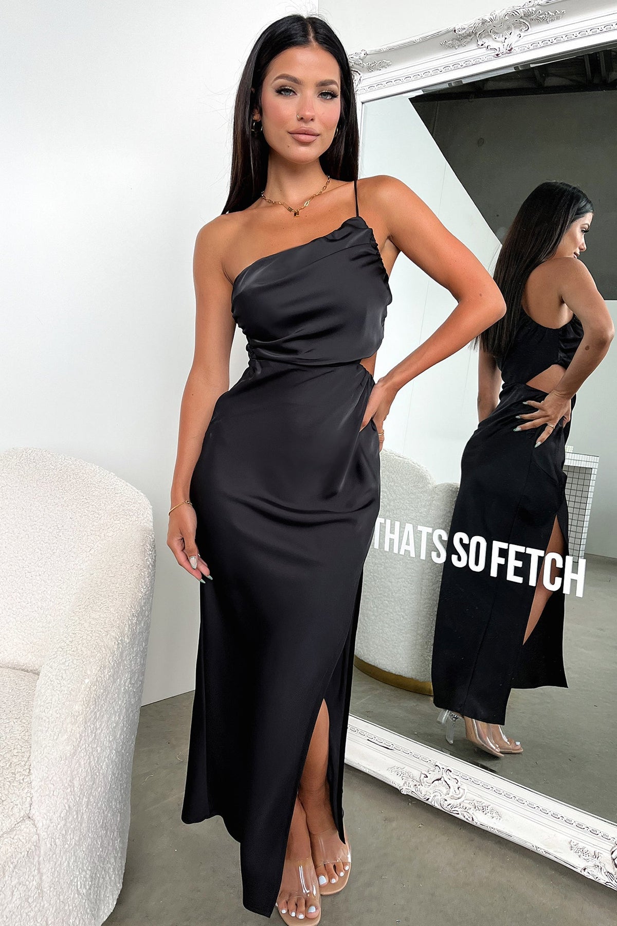 Antonella Maxi Dress - Negro