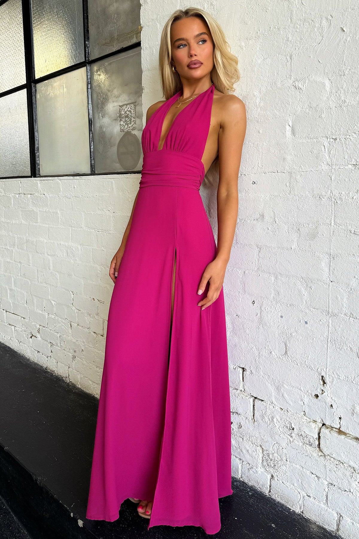 Elenor Maxi Dress - Vino
