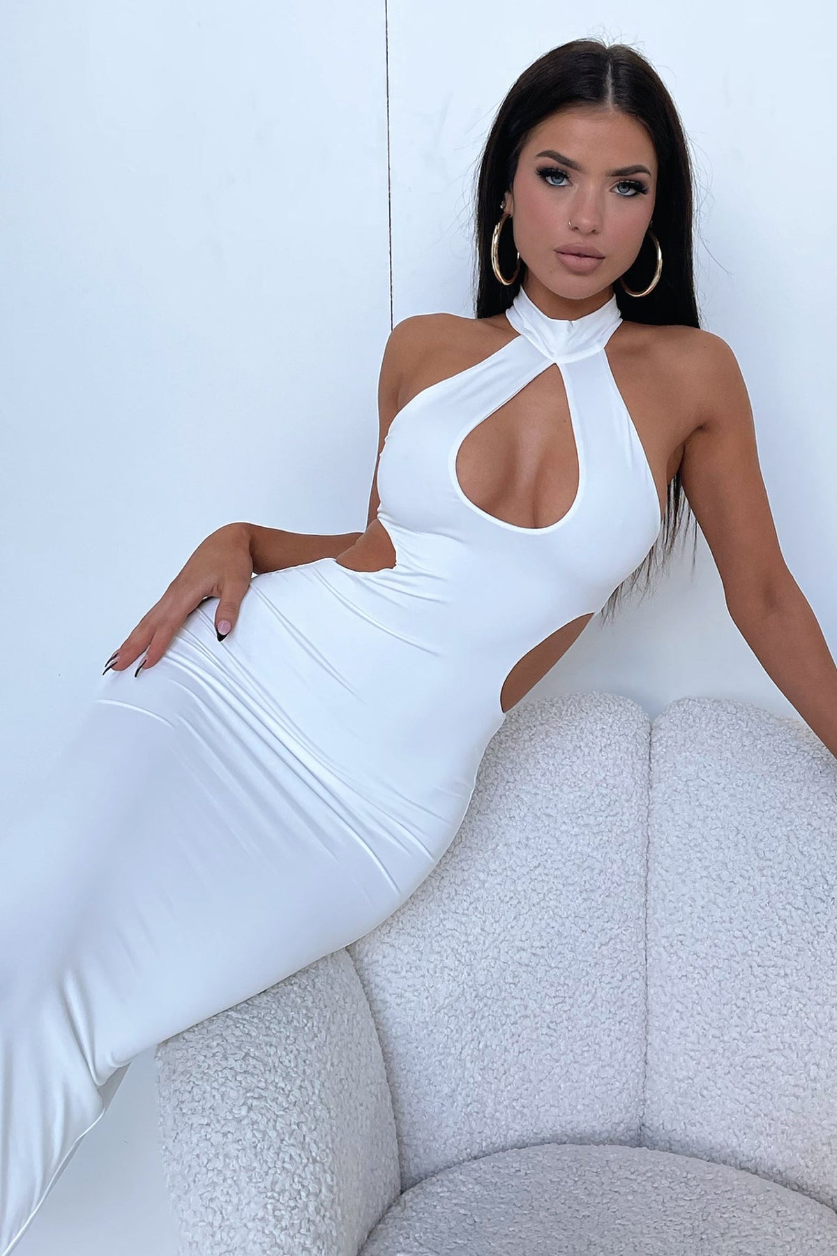 Gianna Maxi Dress - Blanco