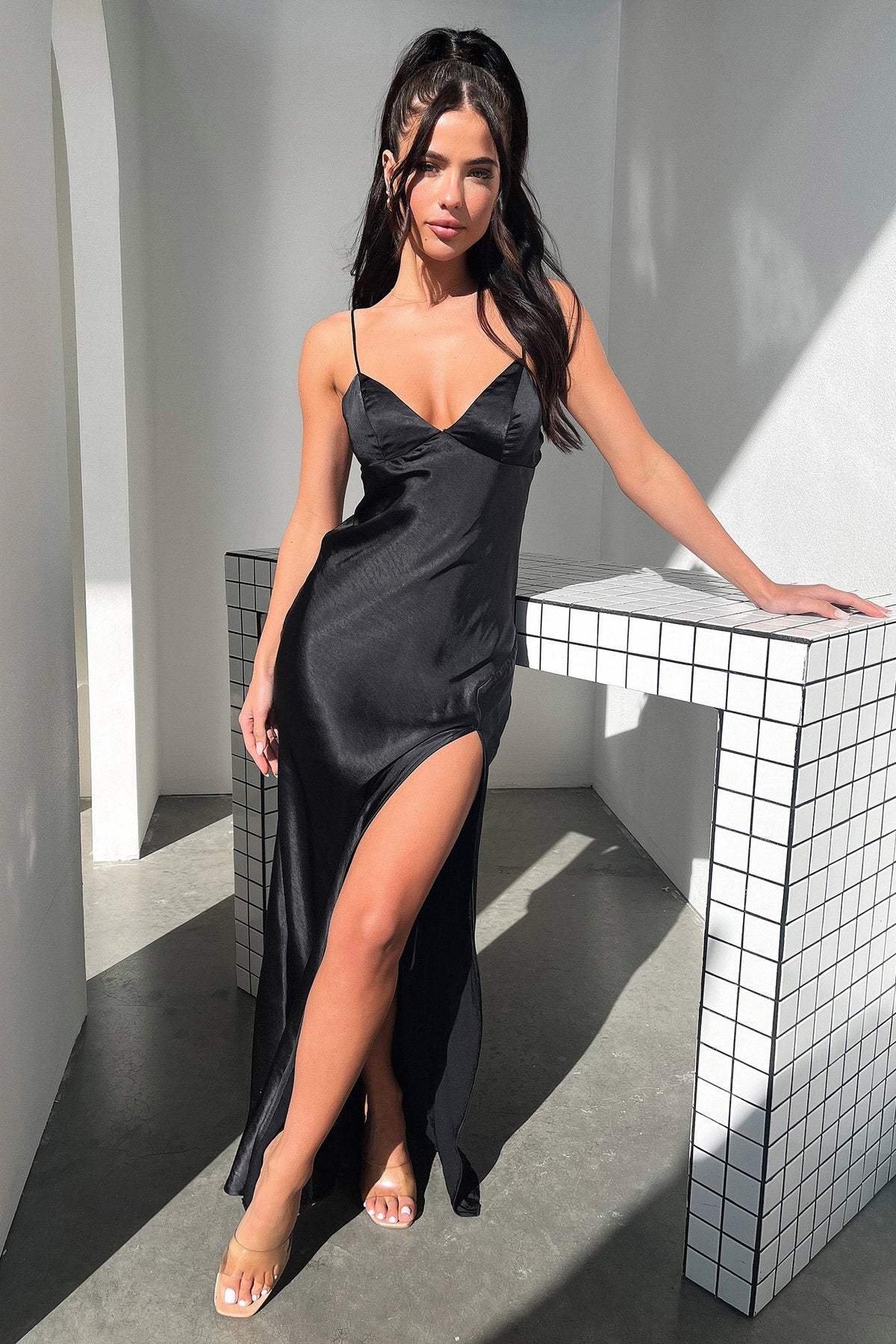 Jennifer Maxi Dress - Negro