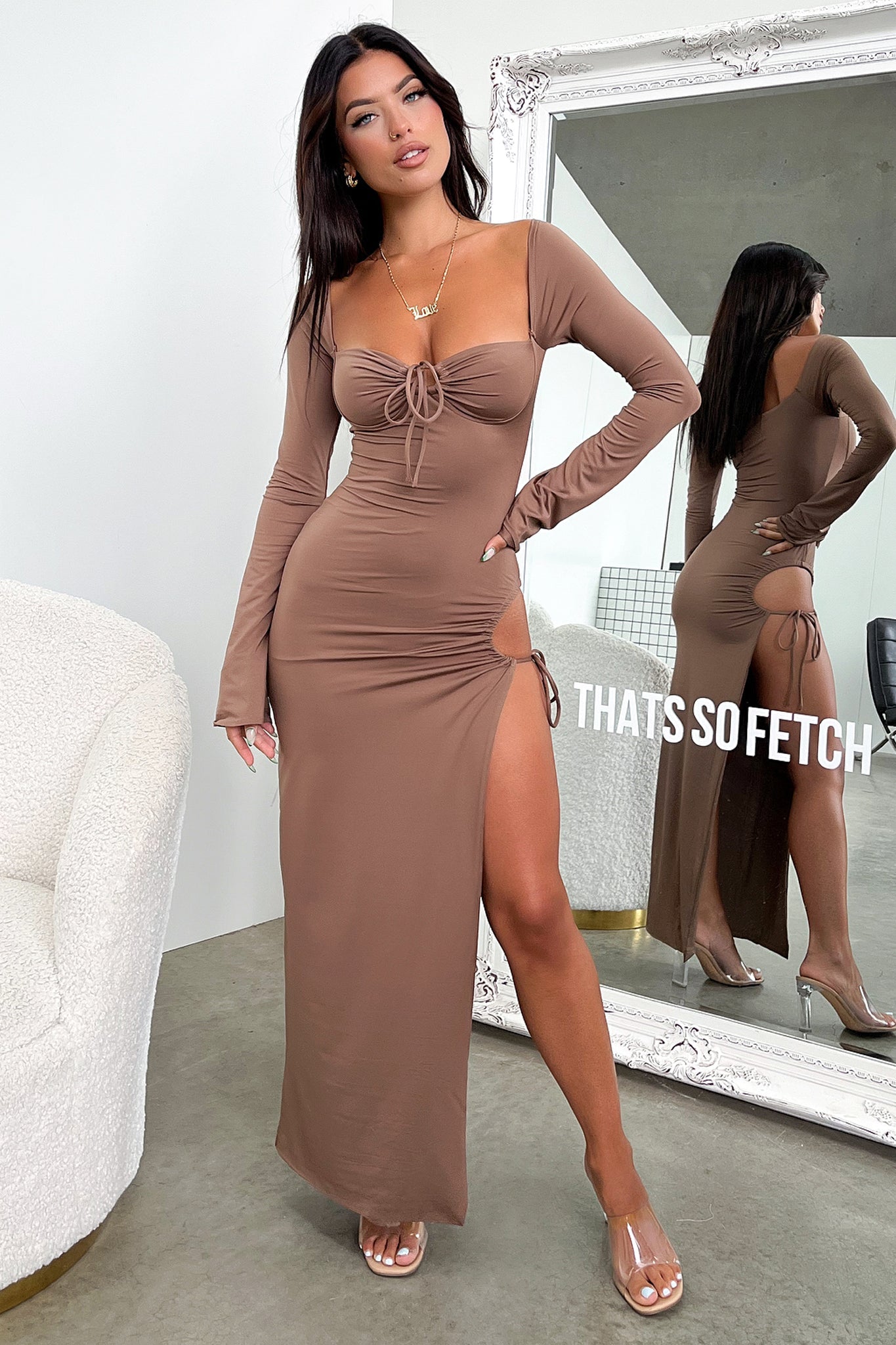 Noor Maxi Dress - Marrón