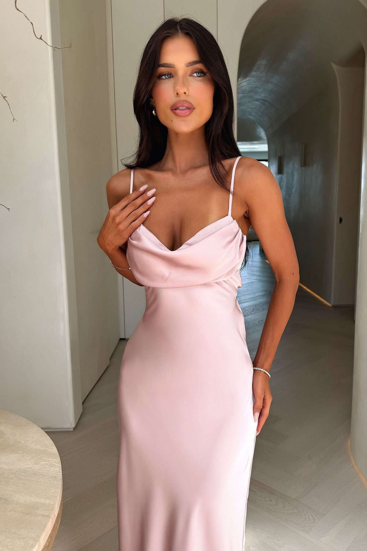 Novella Maxi Dress - Rosa