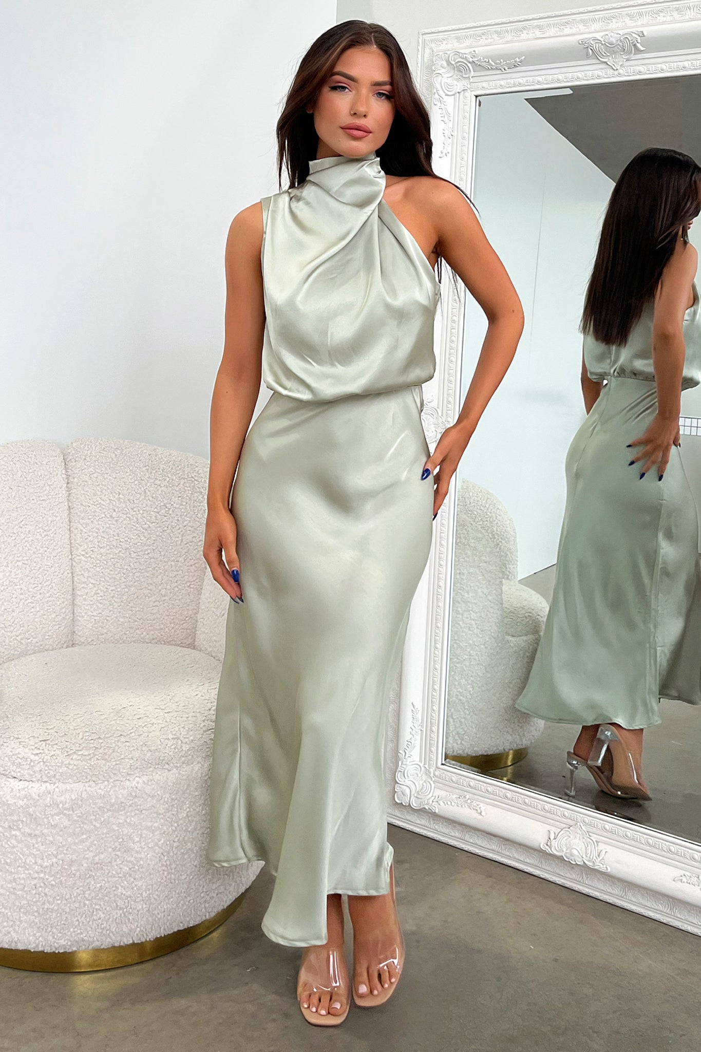 Santorini Maxi Dress - Verde Salvia