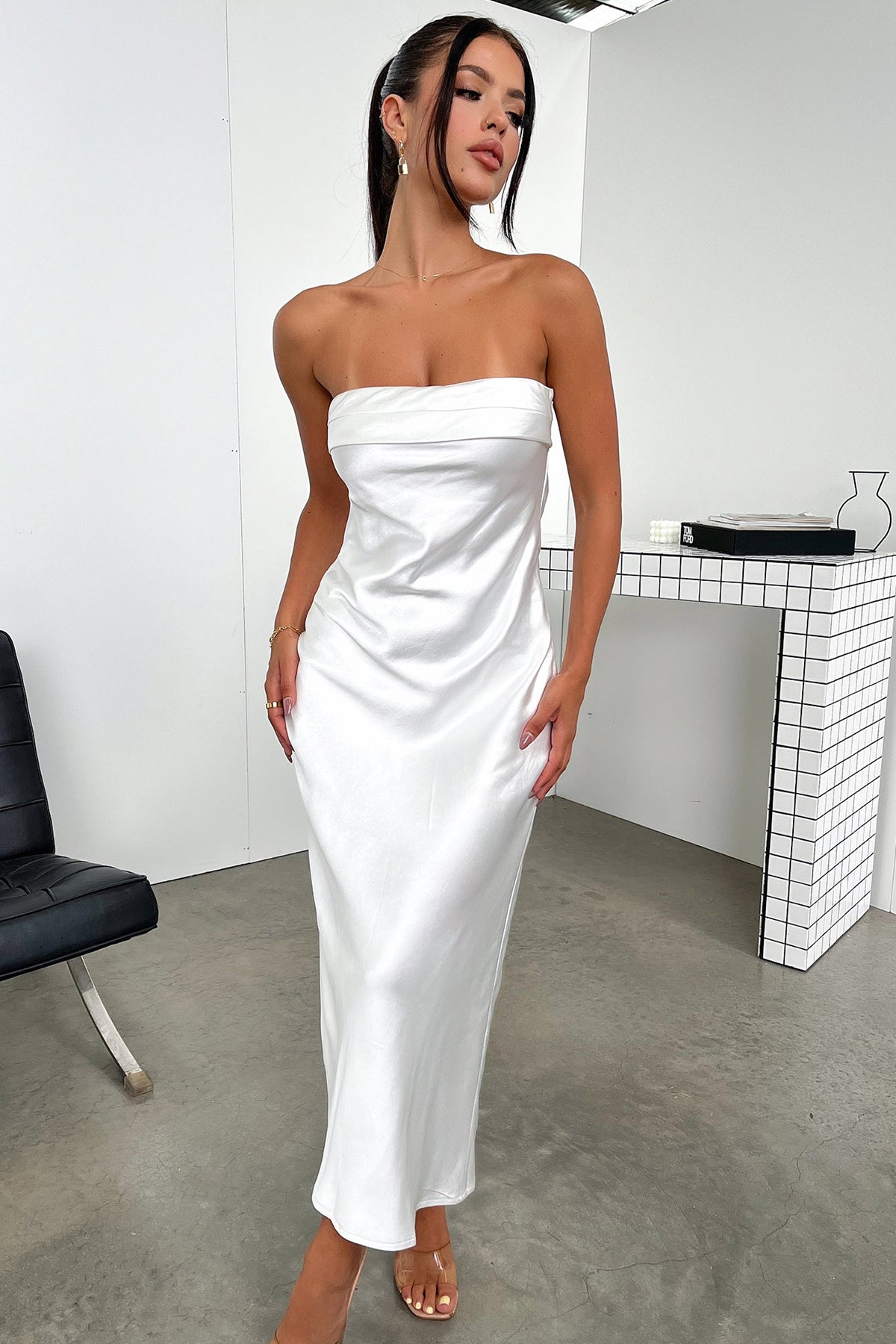 Tiana Maxi Dress - Blanco