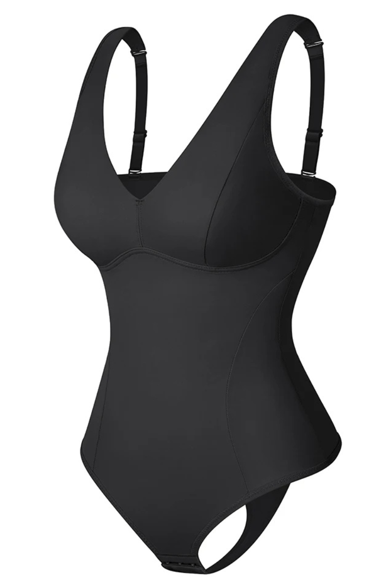 Body Amincissant avec Décolleté en V Profond