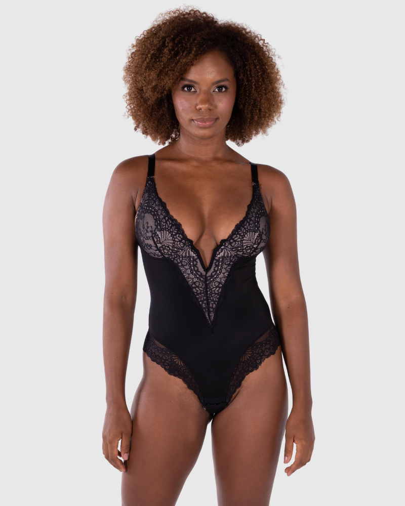 Body à Décolleté en V Plongeant