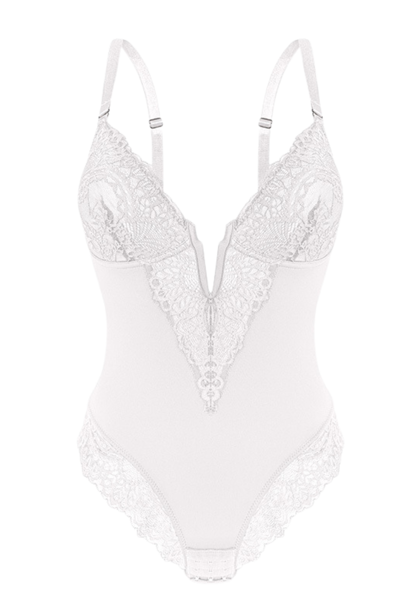 Body à Décolleté en V Plongeant