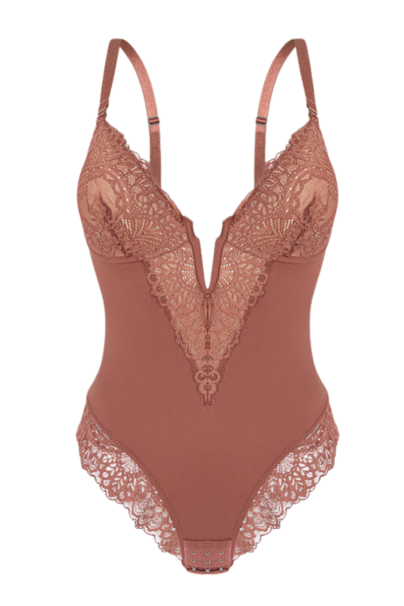 Body à Décolleté en V Plongeant