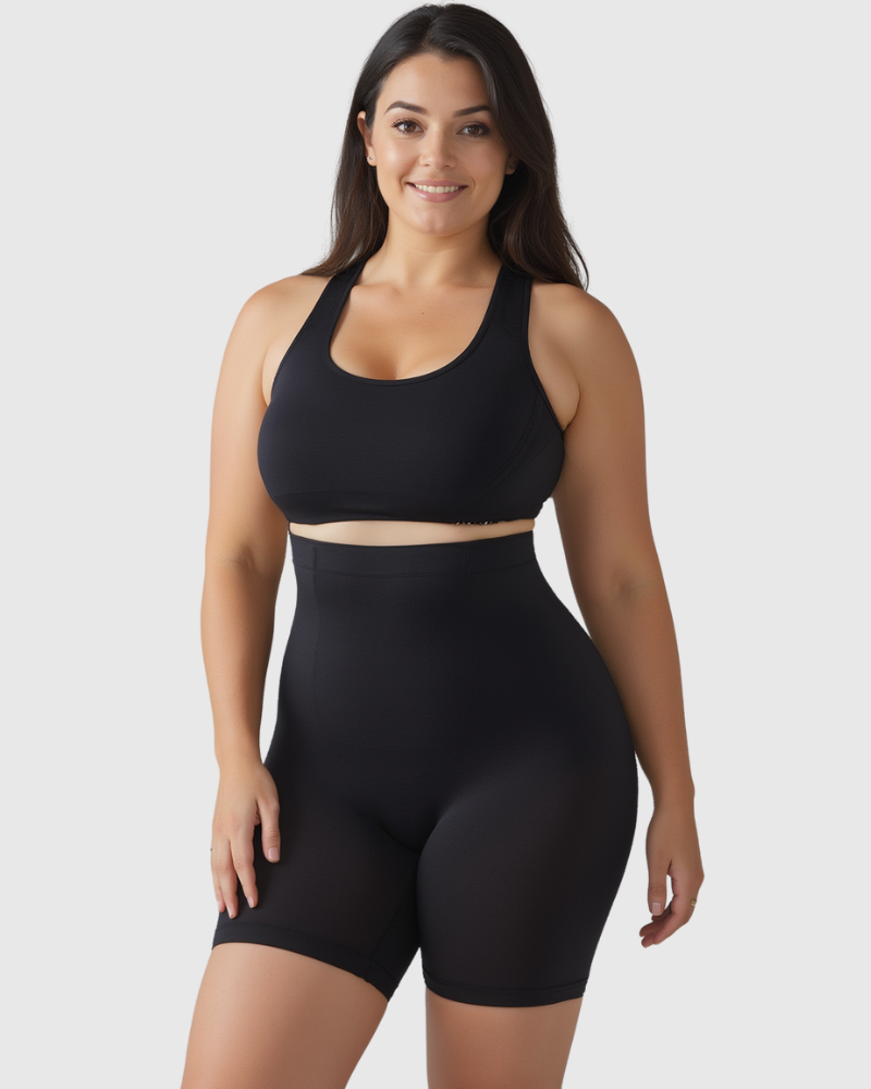 Shorts de compression taille haute (2 pcs)