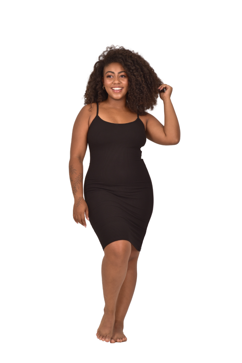Mini-robe de détente en modal avec gaine intégrée