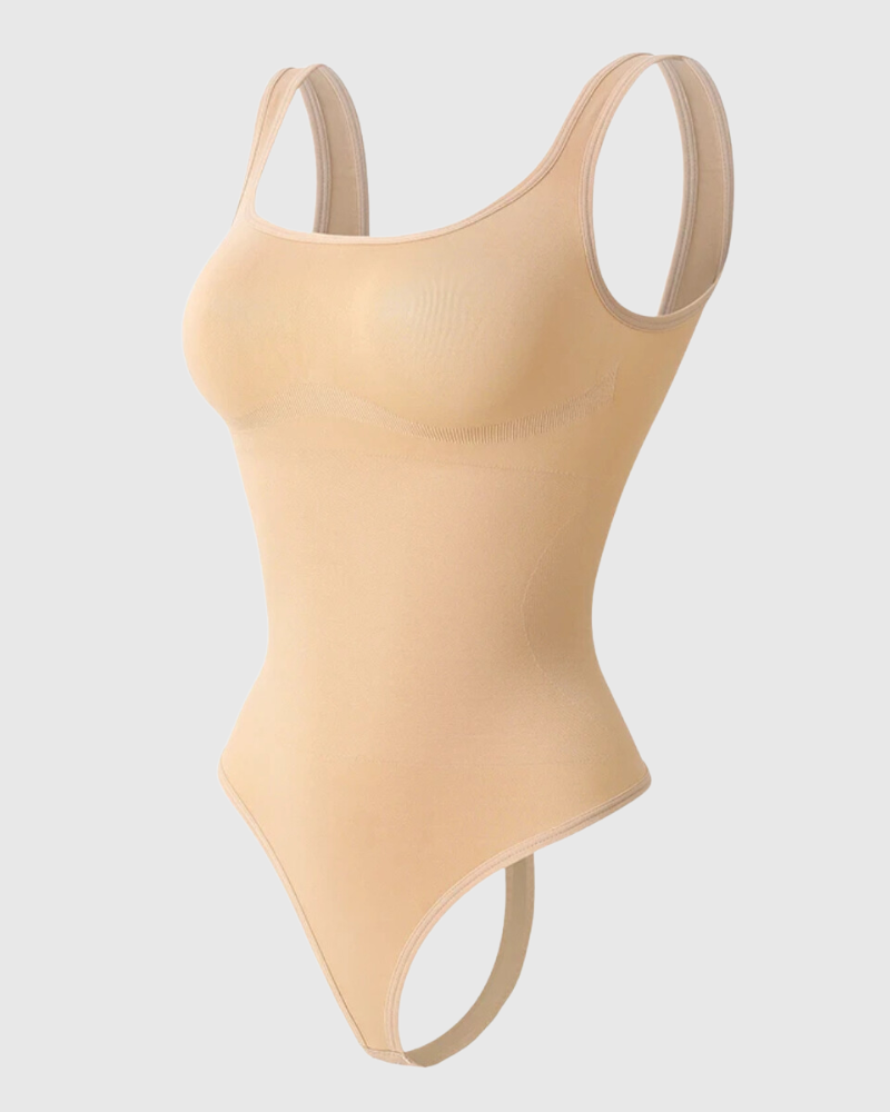 Body sculptant à encolure carrée