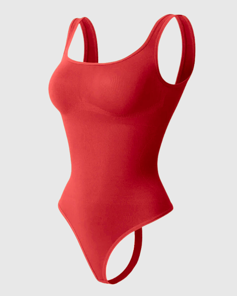 Body sculptant à encolure carrée