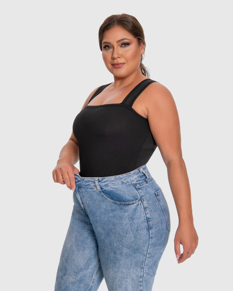 Body dos nageur et larges bretelles