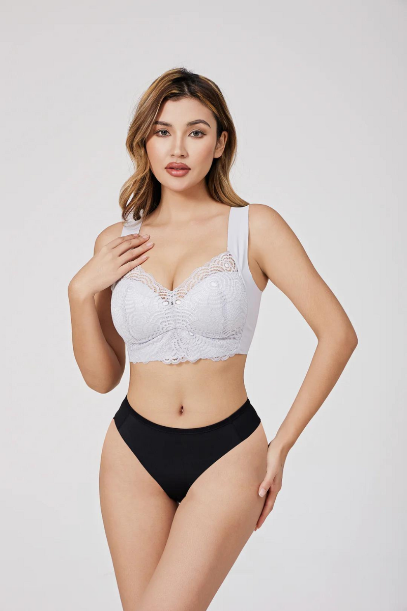 Soutien-gorge push-up en dentelle sans coutures