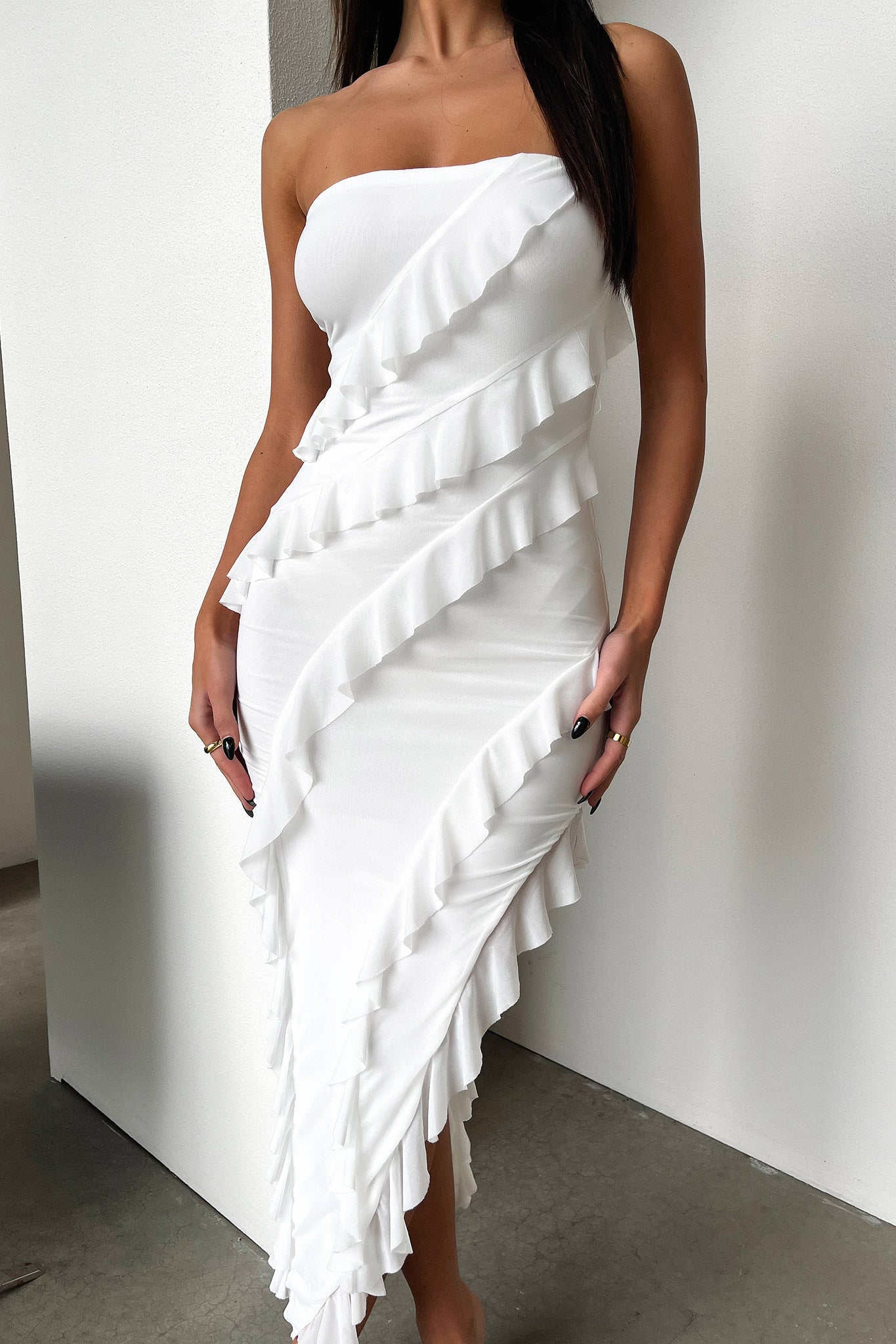 Amayla Maxi Dress - Blanco