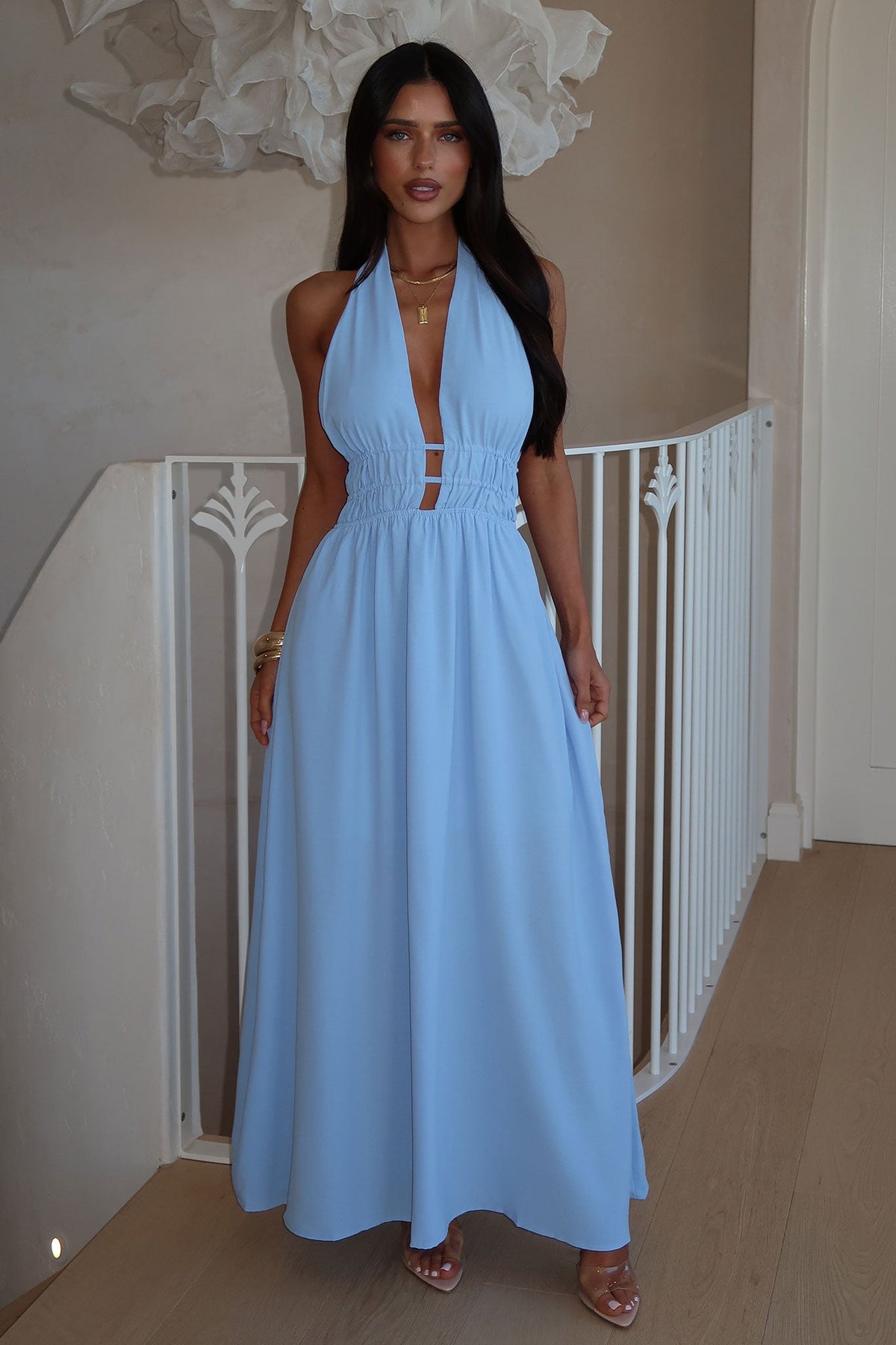 Arien Maxi Dress - Azul