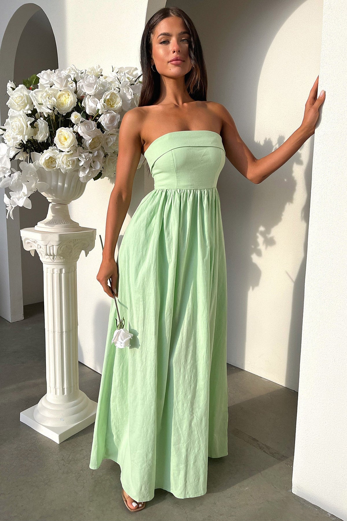 Cornell Maxi Dress - Verde Salvia