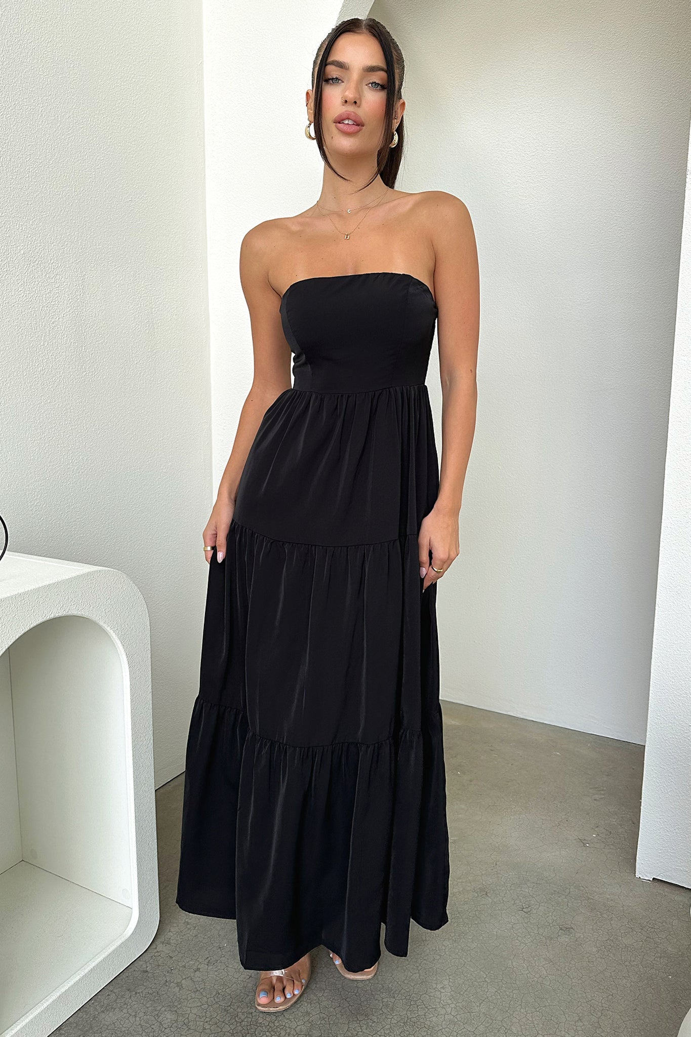 Hailey Maxi Dress - Negro