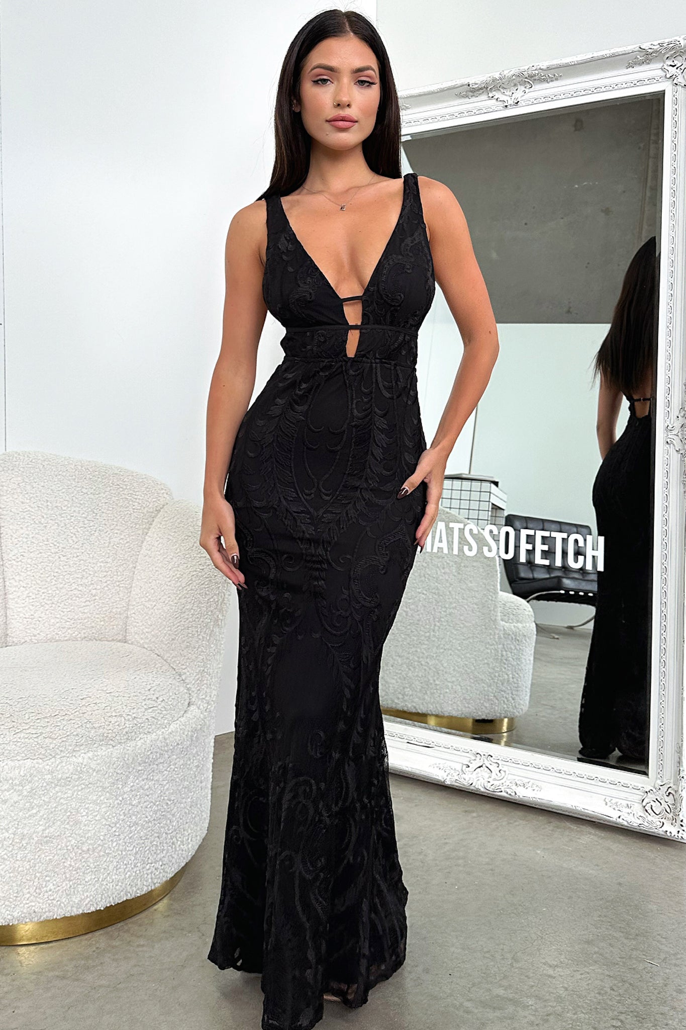 Kaia Maxi Dress - Negro