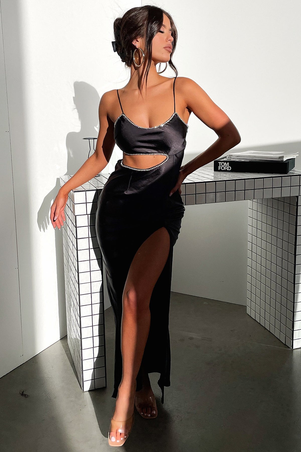 Kiara Maxi Dress - Negro