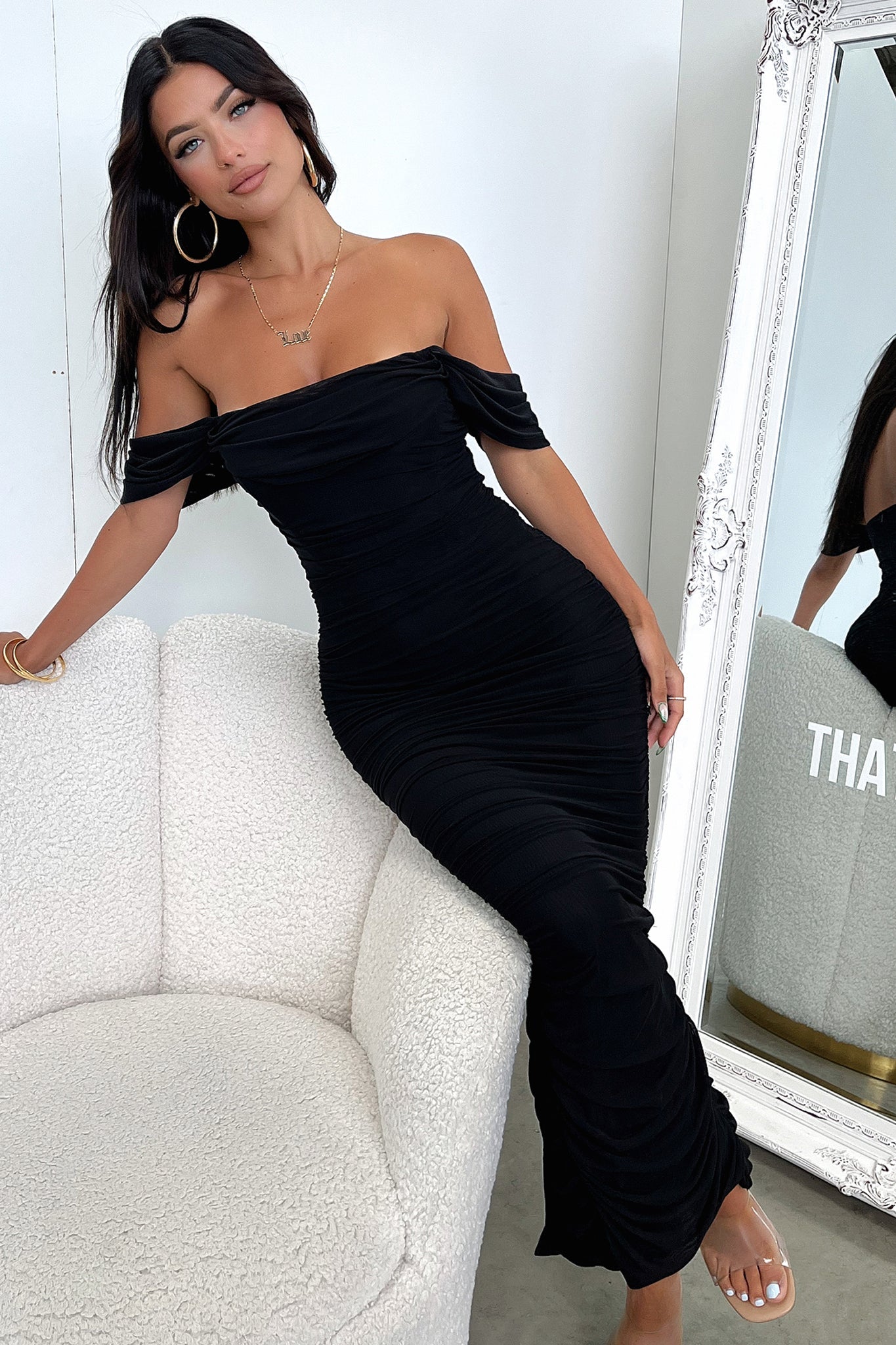 Lucinda Maxi Dress - Negro