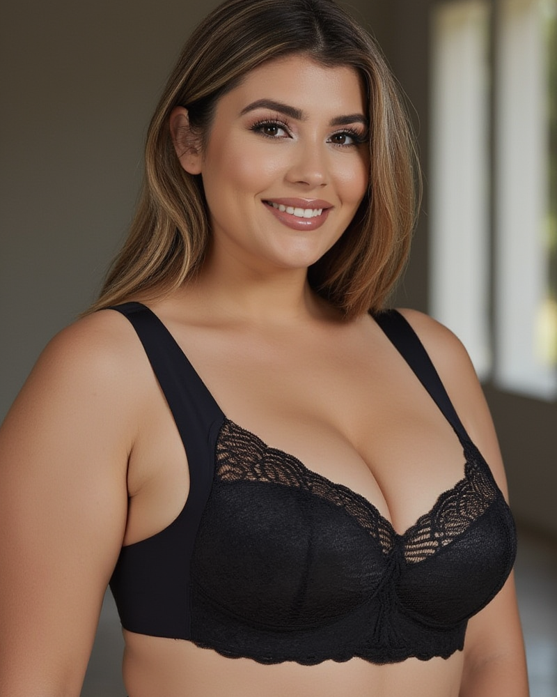 Soutien-gorge push-up en dentelle sans coutures