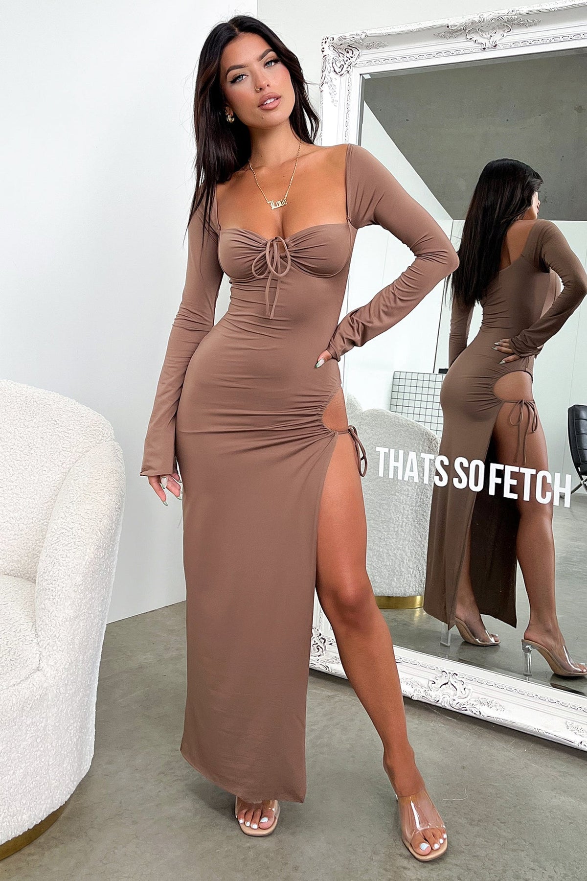 Noor Maxi Dress - Marrón