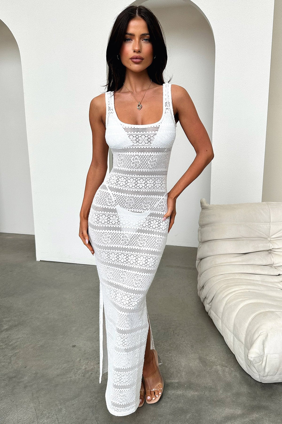 Sterling Maxi Dress - Blanco